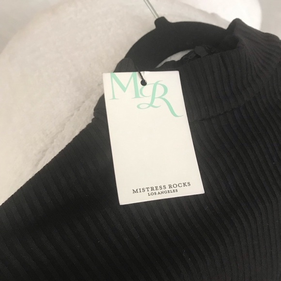 Mistress Rocks bustier mesh panel top so SEXY NWT - Picture 4 of 17